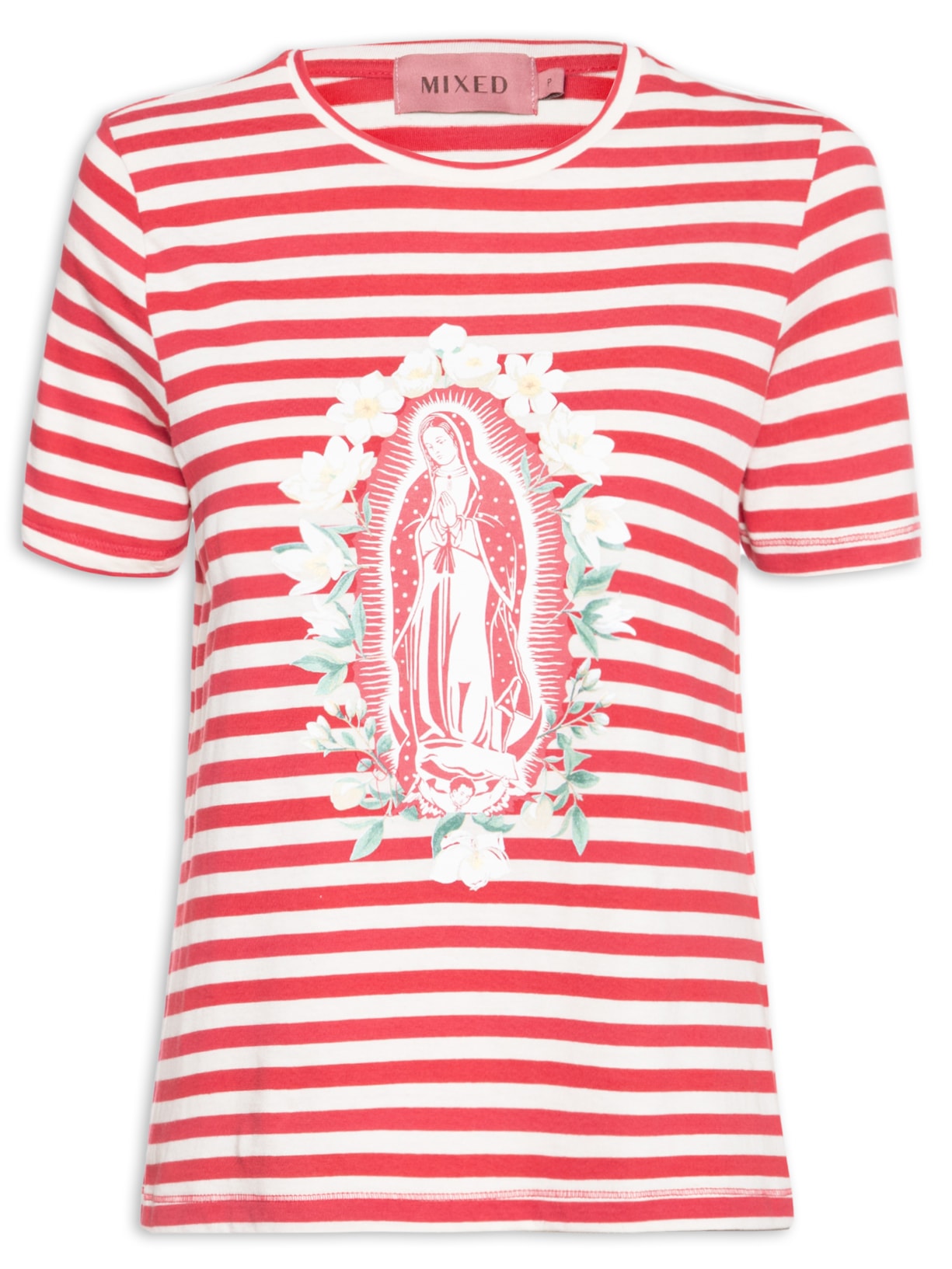Camiseta Feminina Guadalupe Belíssima V25 - Vermelho