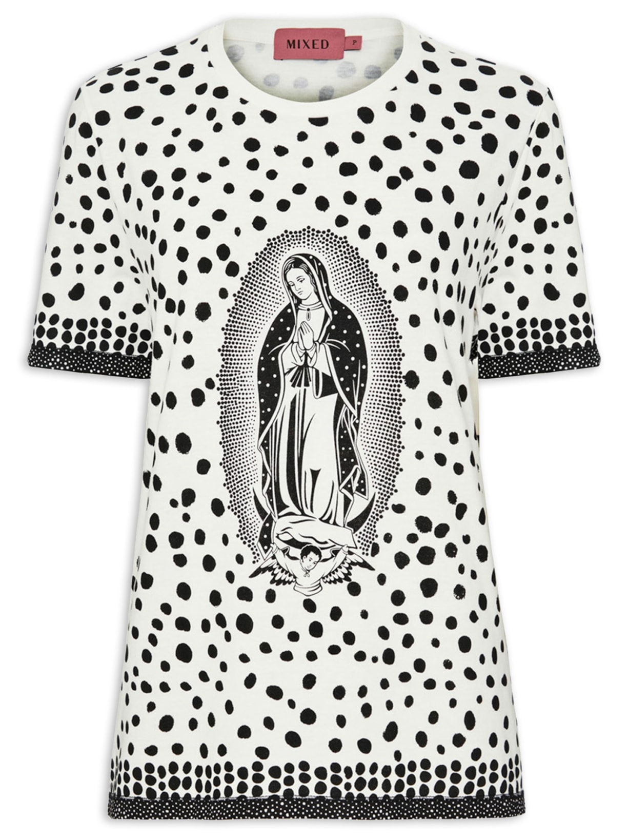 Camiseta Feminina Guadalupe Carmen V27 Branco Mixed
