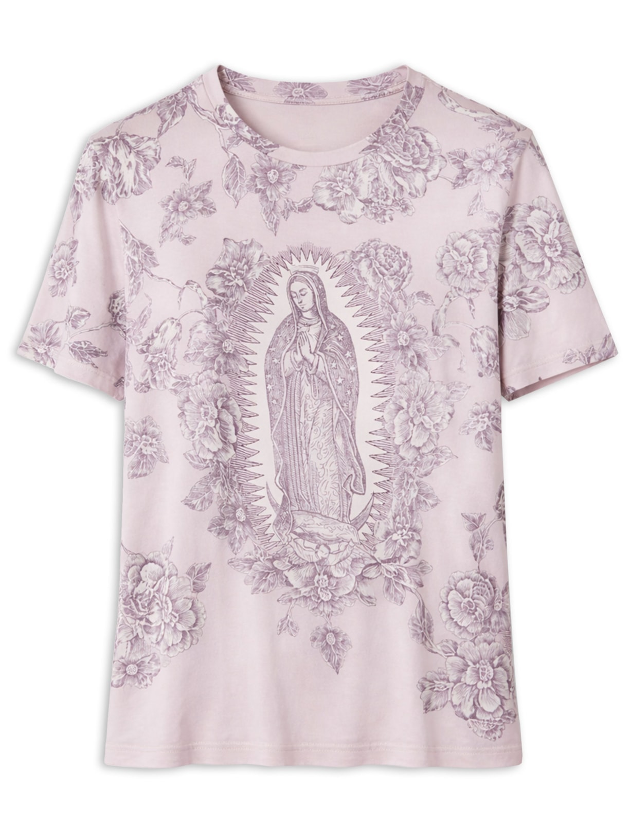 Camiseta Feminina Guadalupe Roses I26 Rosa Mixed