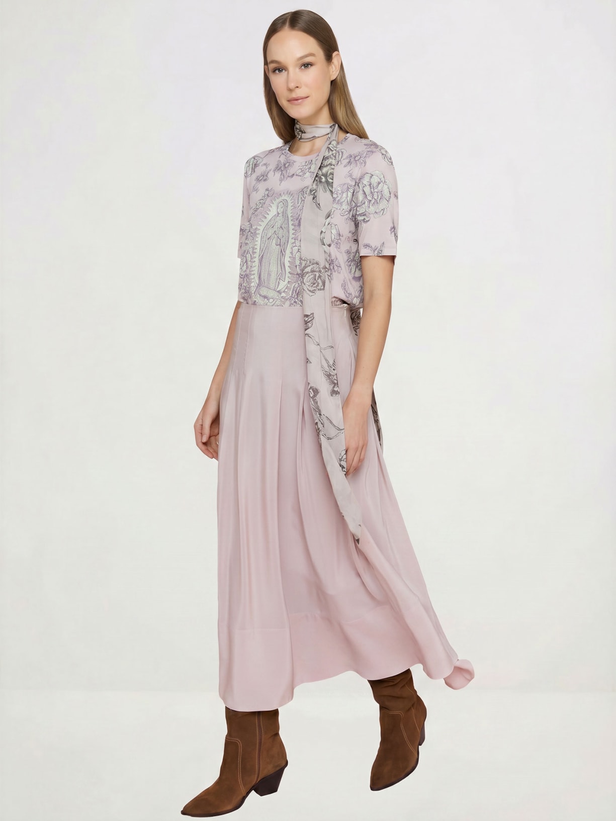 Camiseta Feminina Guadalupe Roses I26 Rosa Mixed