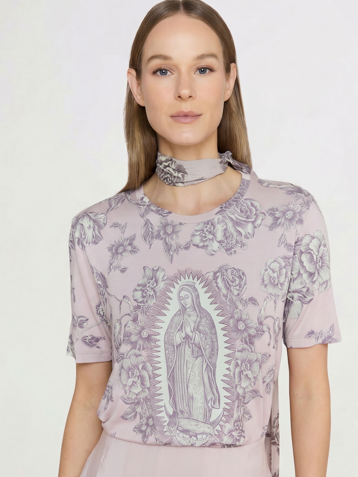 Camiseta Feminina Guadalupe Roses I26 Rosa Mixed