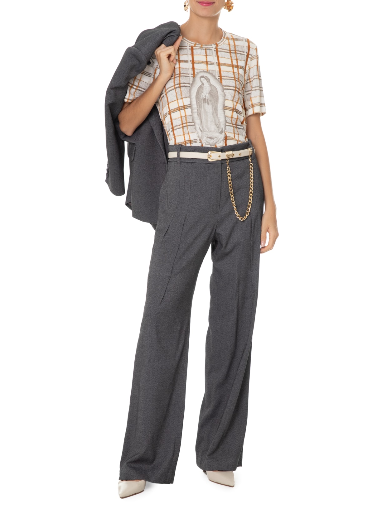 Camiseta Feminina Guadalupe Scotland Bege Mixed