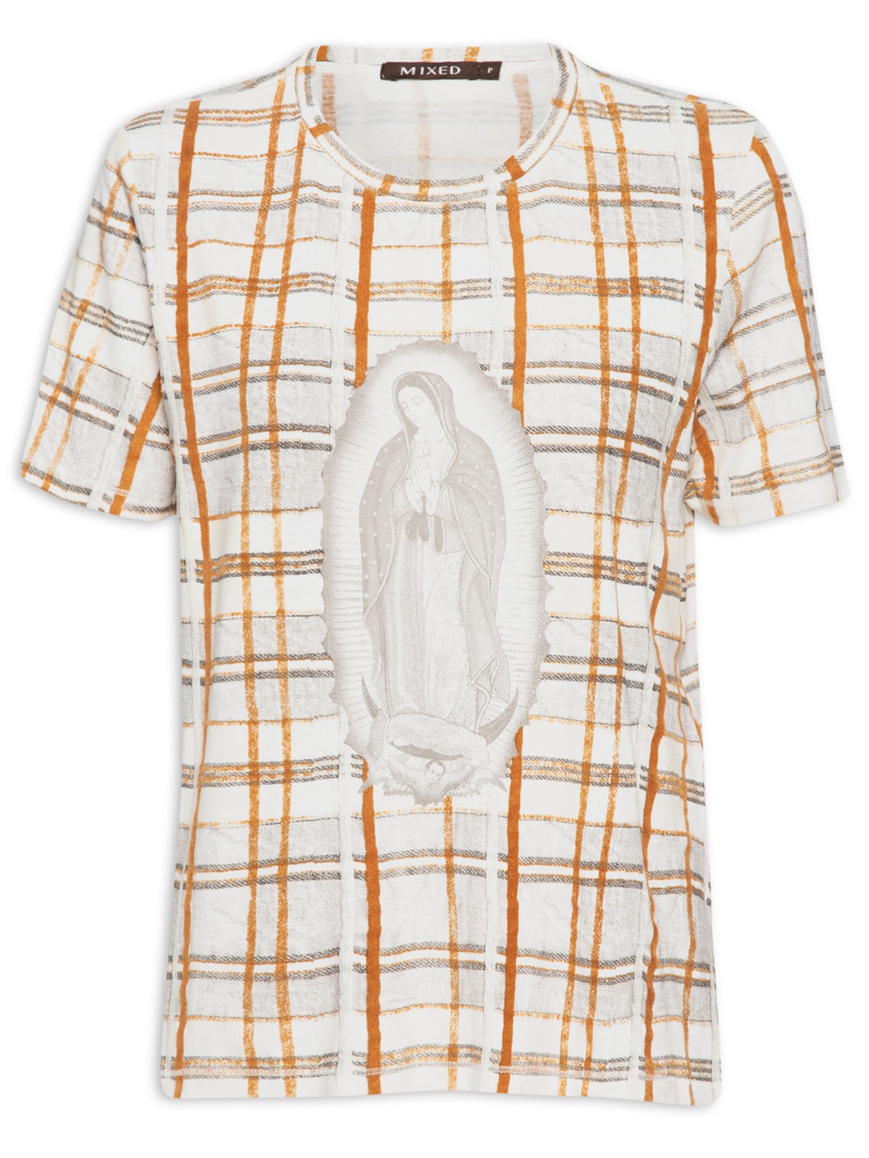 Camiseta Feminina Guadalupe Scotland Bege Mixed