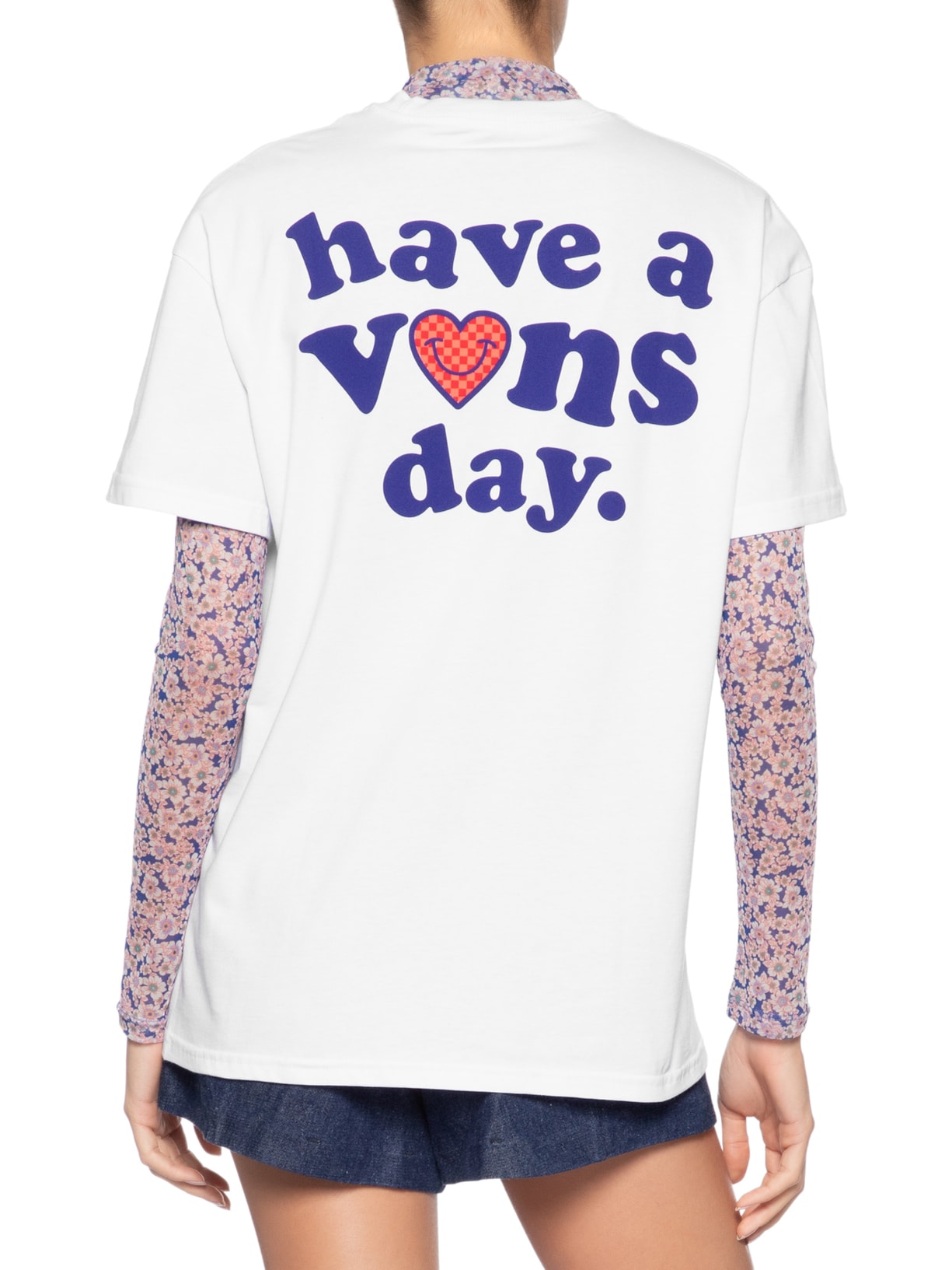 Camiseta Feminina Have a Vans Day Branco Vans