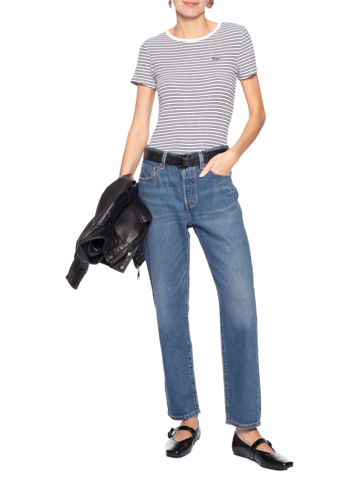 Camiseta Feminina  Hayes Tee Azul Levi's