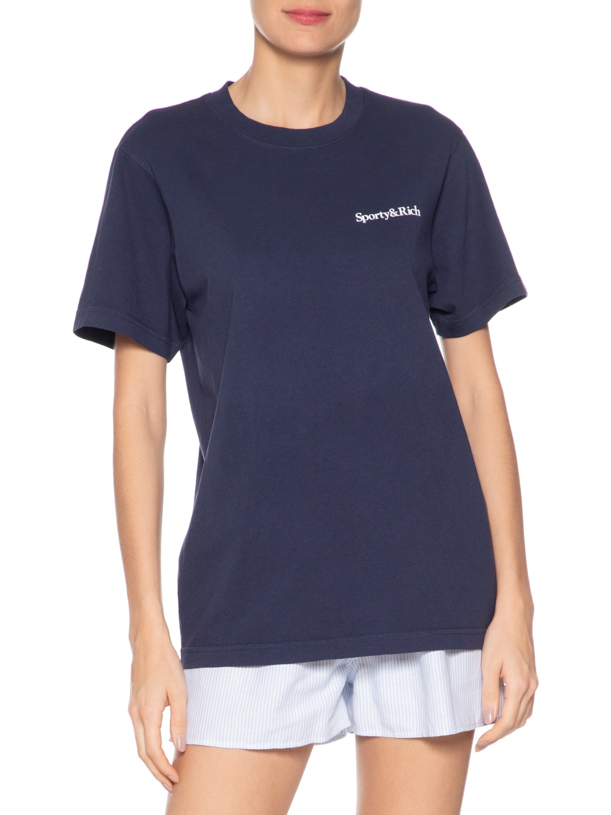 Camiseta Feminina Health Is Wealth Azul Sporty & Rich