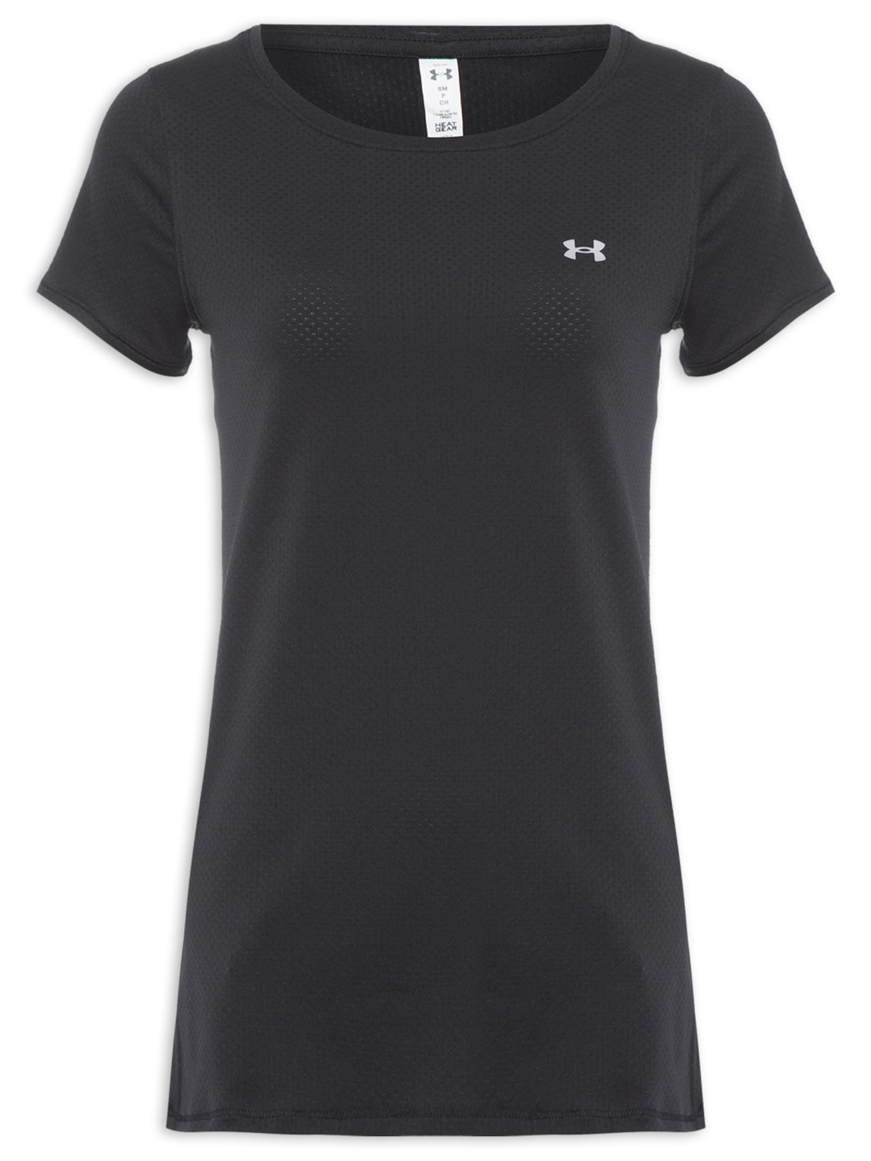 Camiseta Feminina Heatgear Armour - Preta