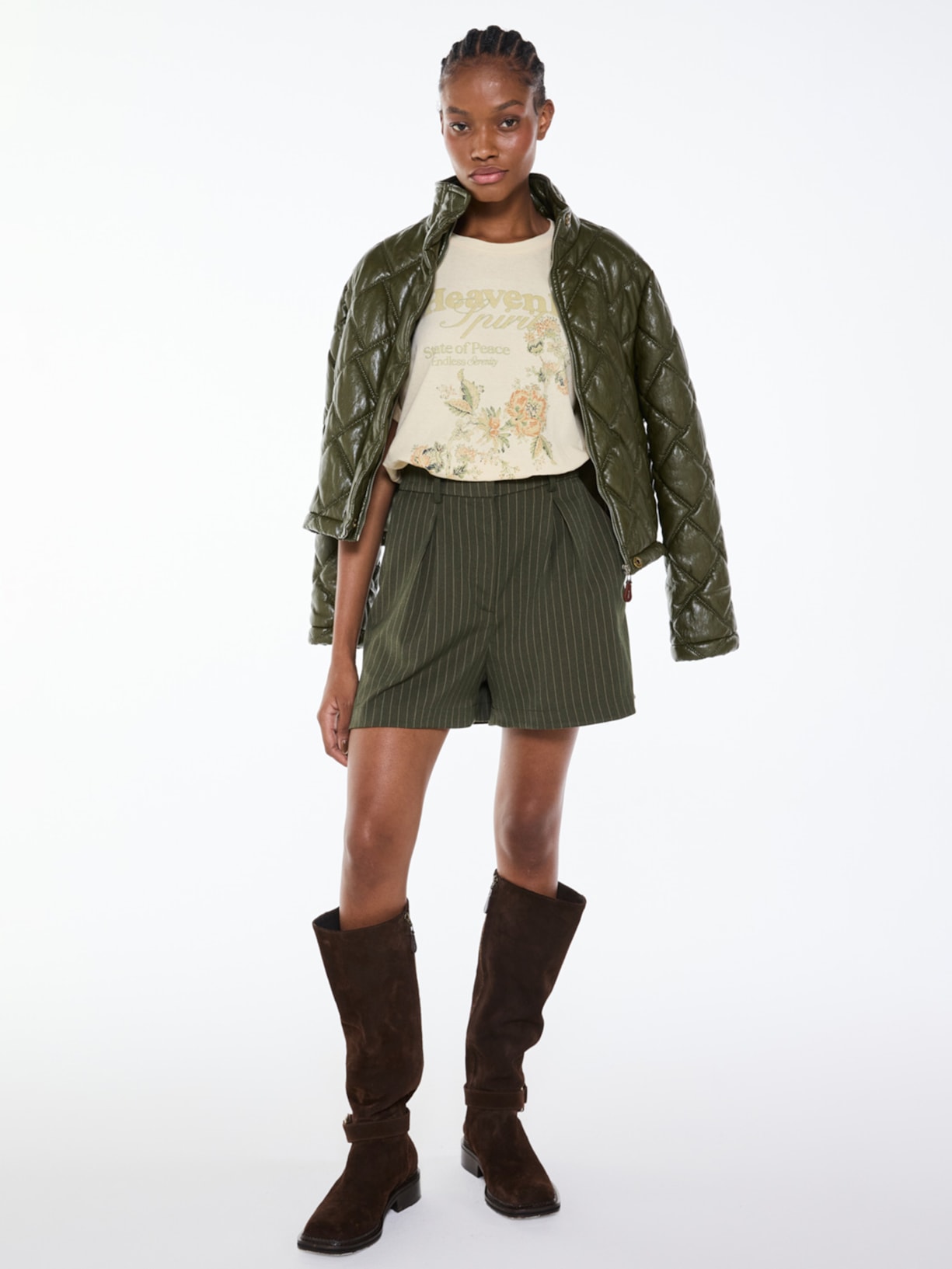 Camiseta Feminina Heavenly Spirit I26 Bege Mixed