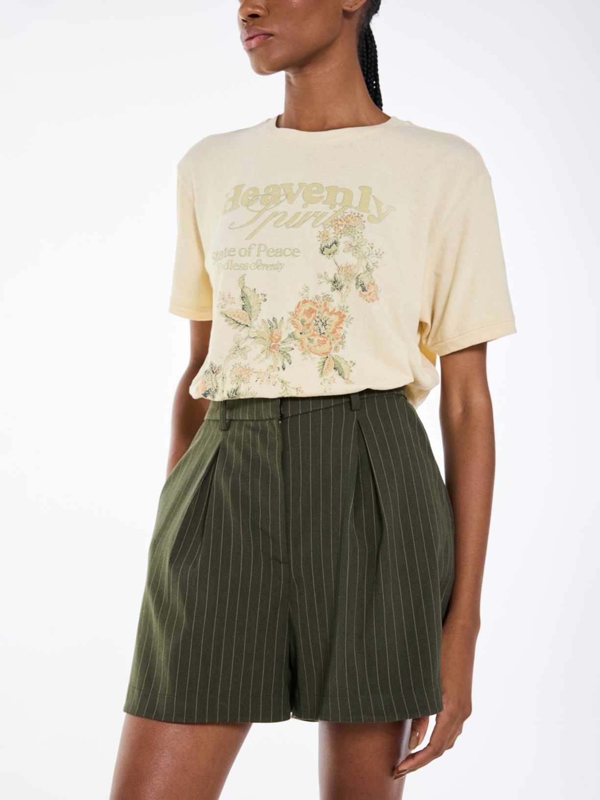 Camiseta Feminina Heavenly Spirit I26 Bege Mixed