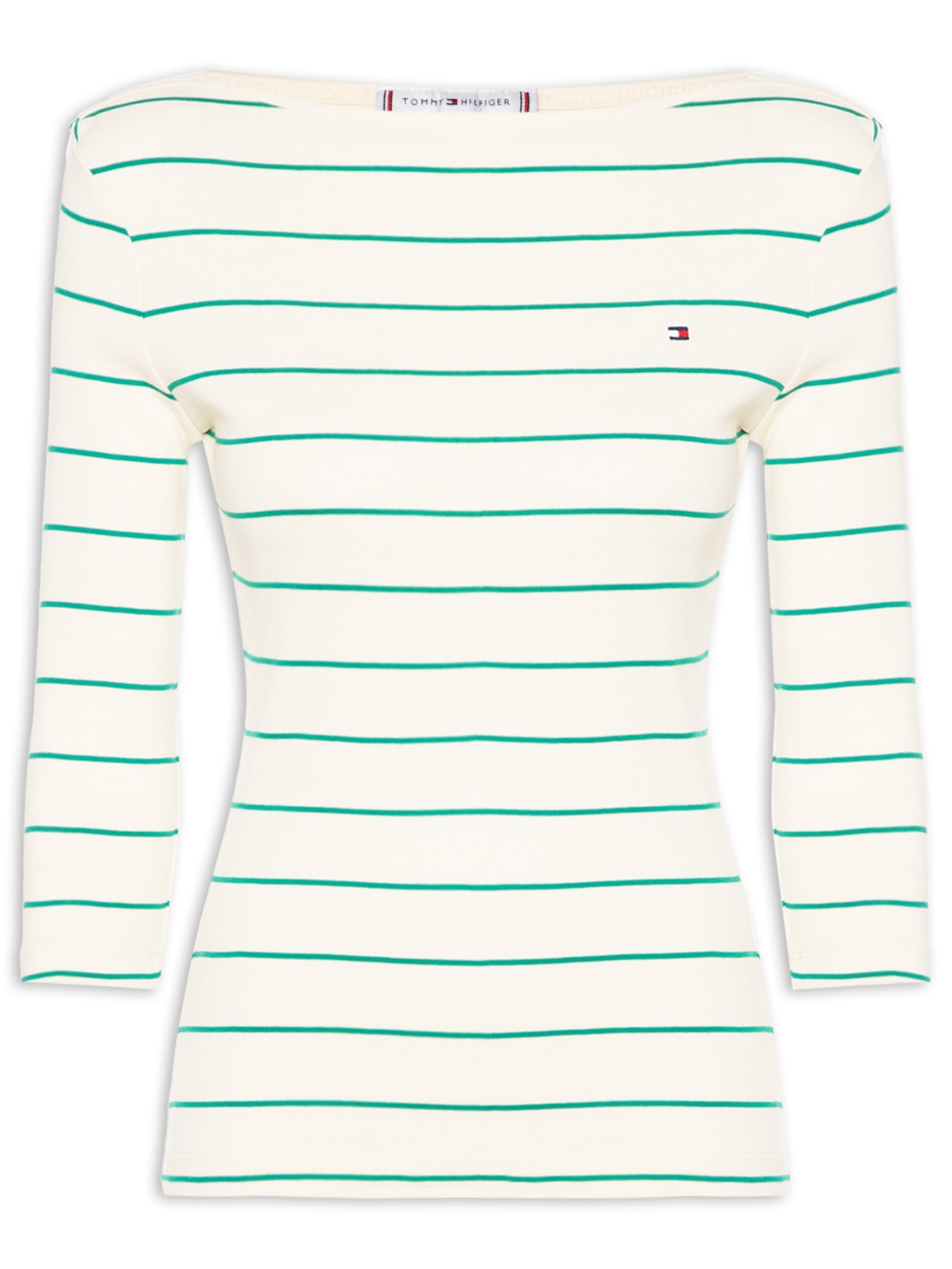 Camiseta Feminina Heritage Crew Neck Tee - Bege
