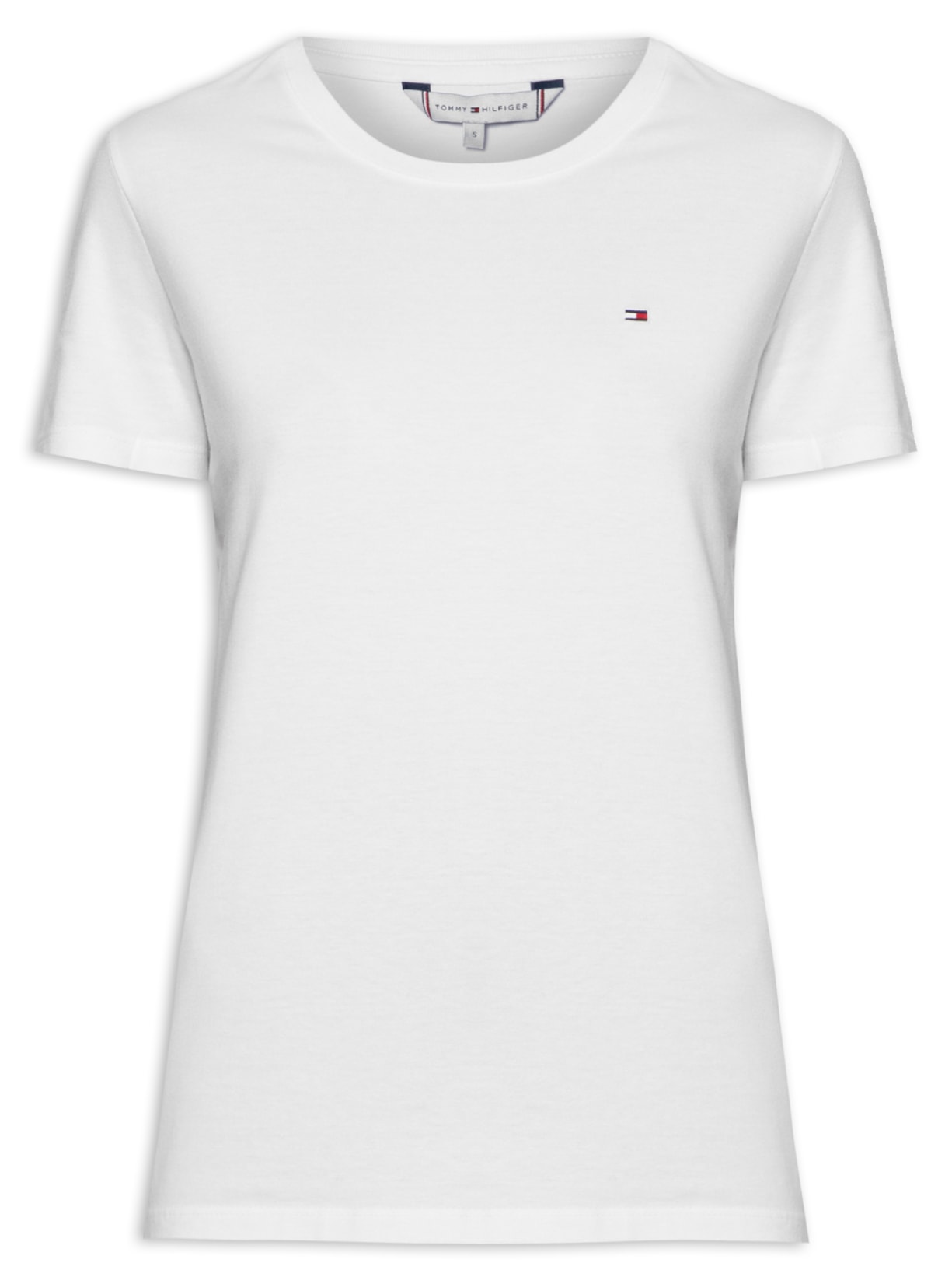 Camiseta Feminina Heritage Crew Neck Tee - Branco
