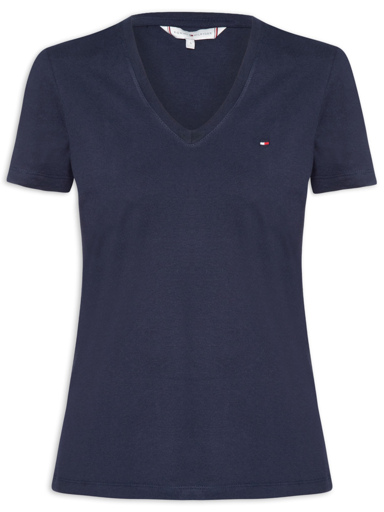 Camiseta Feminina Heritage V Neck Tee - Azul