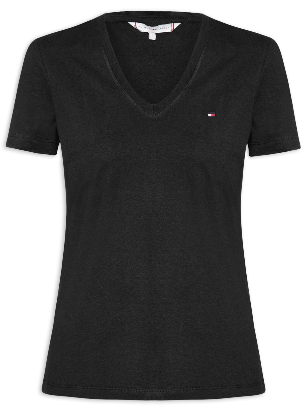 Camiseta Feminina Heritage V Neck Tee - Preto