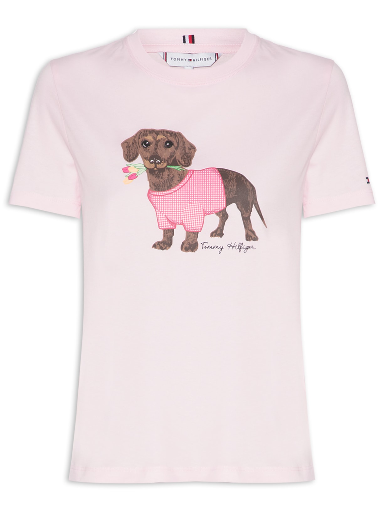 Camiseta Feminina Heritage V-Neck Tee - Rosa