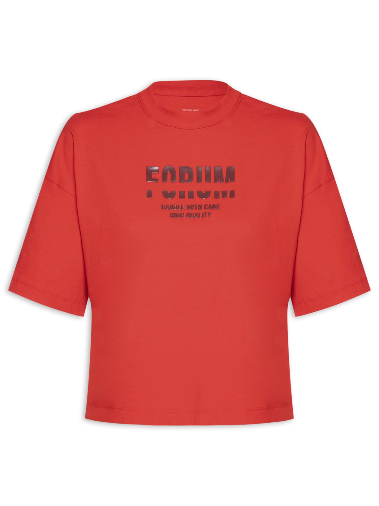 Camiseta Feminina High - Vermelho