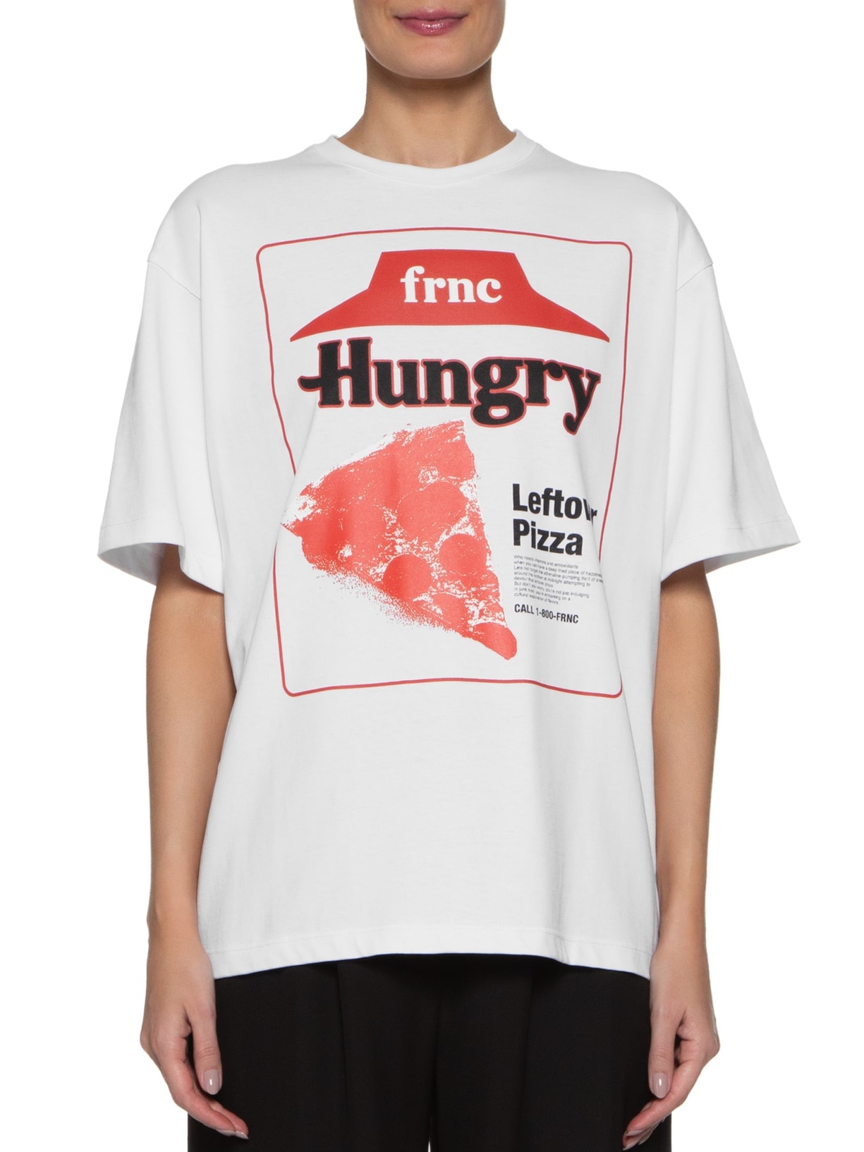 Camiseta Feminina Hungry Branco Francesca