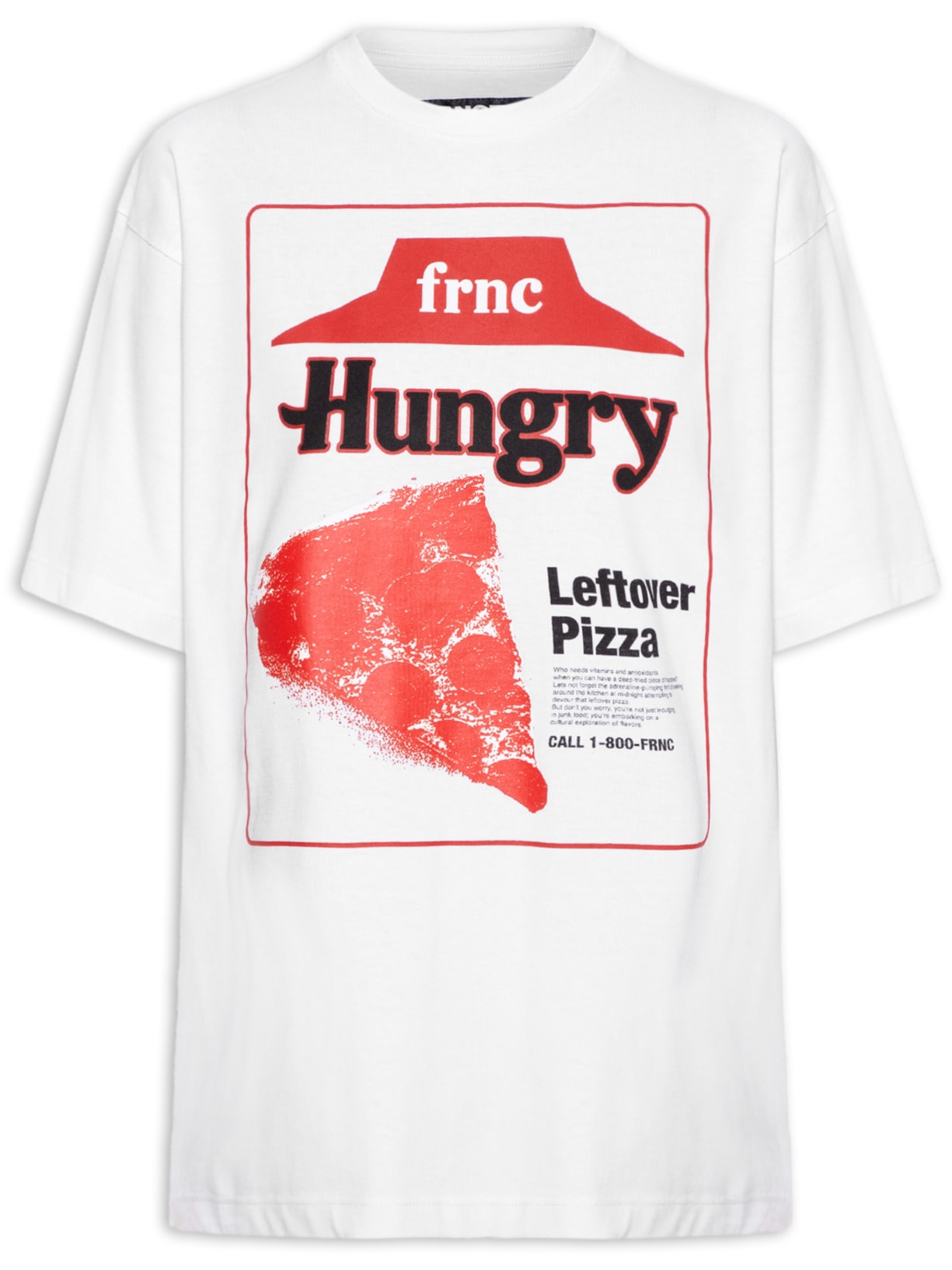 Camiseta Feminina Hungry Branco Francesca