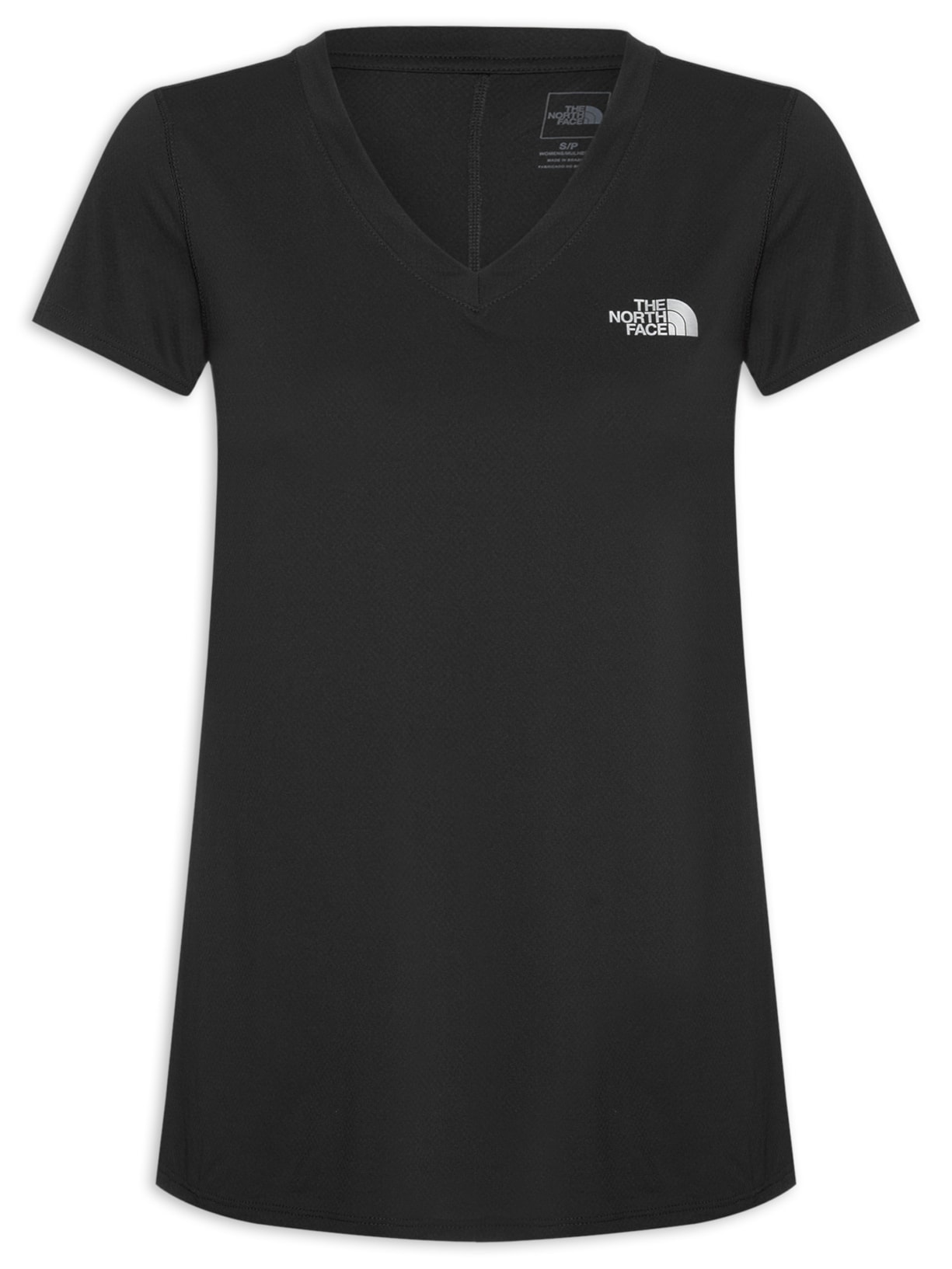 Camiseta Feminina Hyper V Neck - Preto