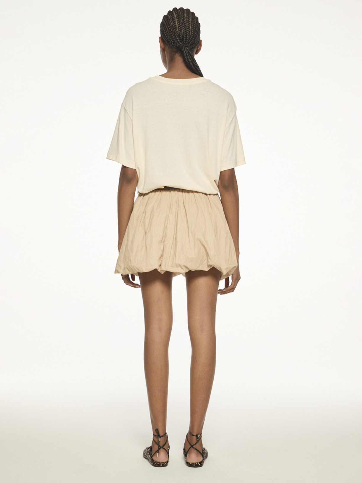 Camiseta Feminina Iconic Onça V27 Off White Mixed