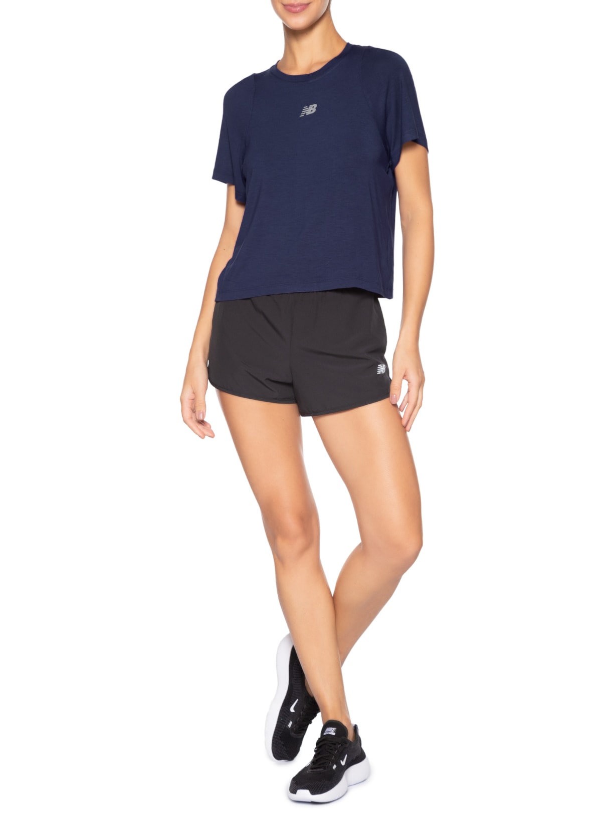 Camiseta Feminina Infinity Jersey Roxo New Balance