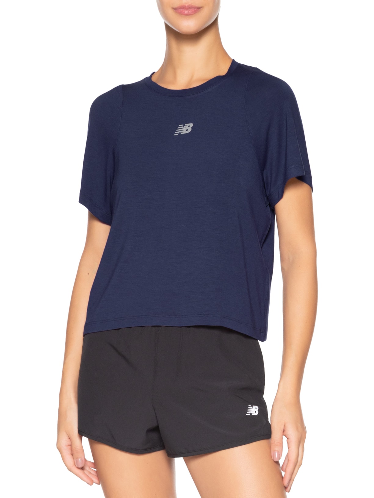 Camiseta Feminina Infinity Jersey Roxo New Balance