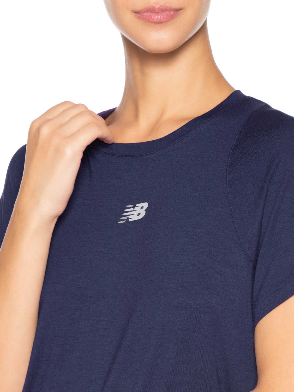 Camiseta Feminina Infinity Jersey Roxo New Balance