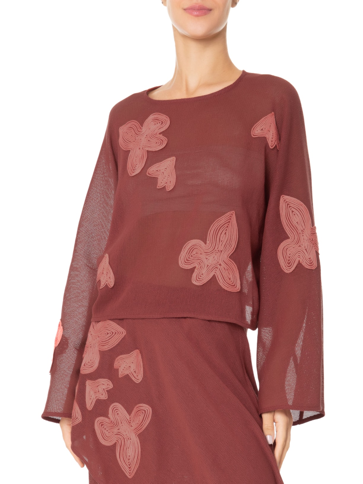 Camiseta Feminina Interações Vermelho A.niemeyer