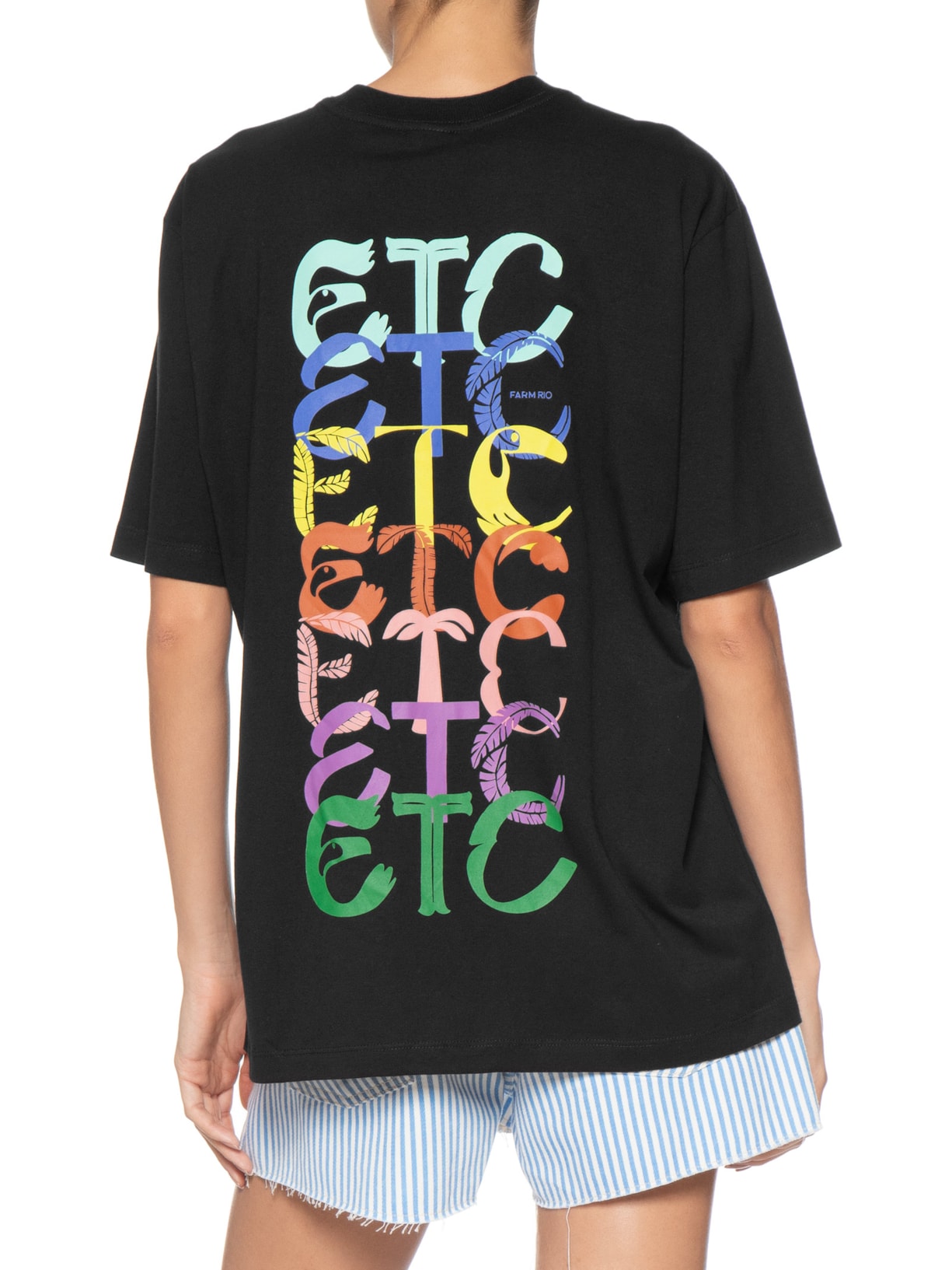 Camiseta Feminina Ipanema Institu Preto Farm Etc