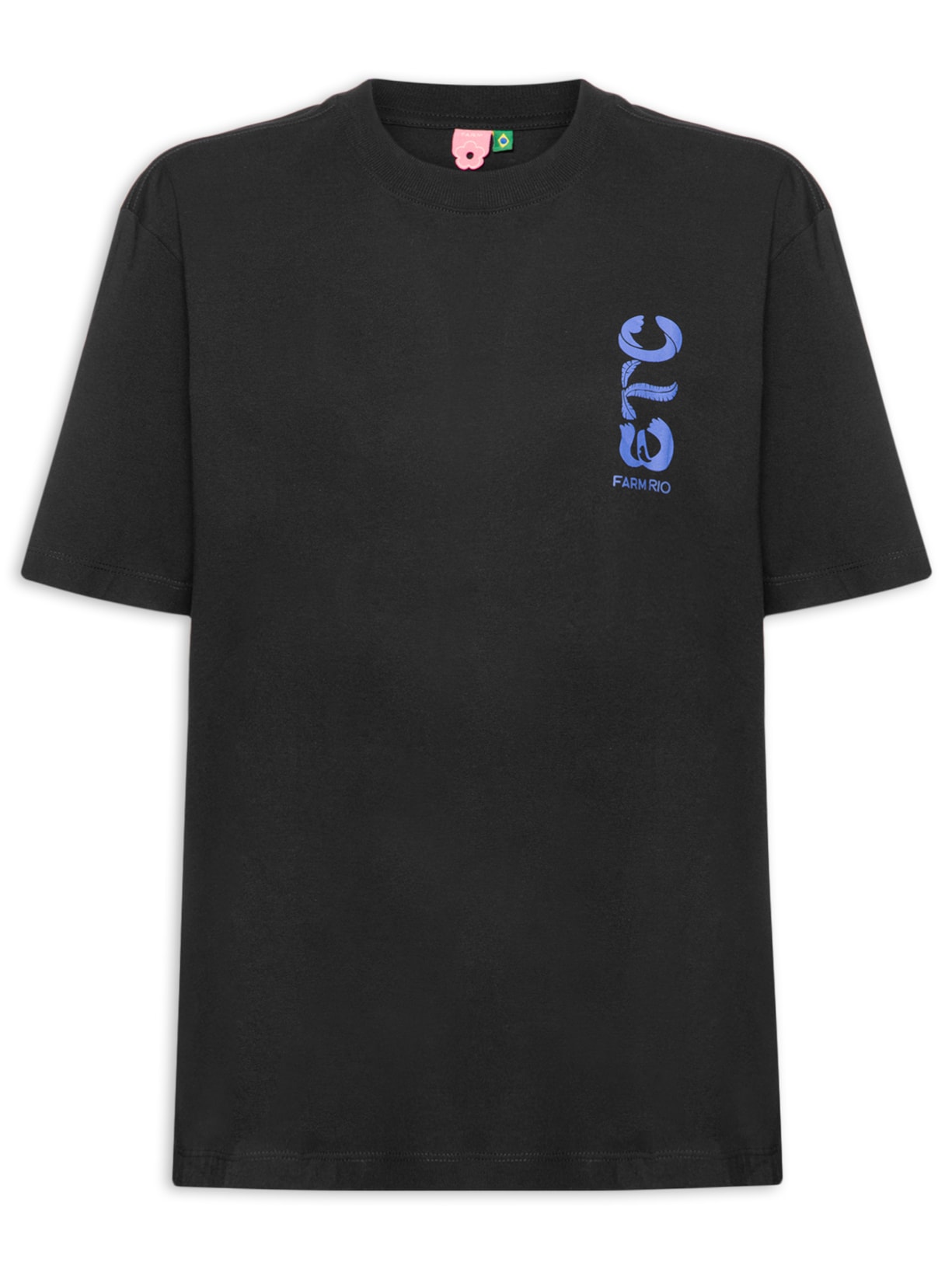 Camiseta Feminina Ipanema Institu Preto Farm Etc