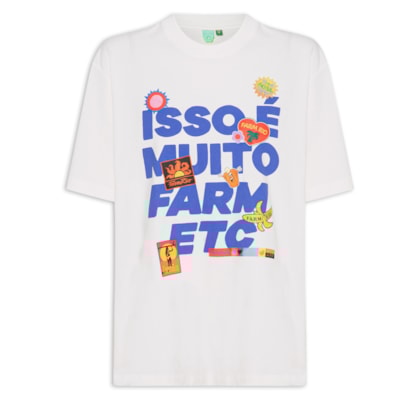 Camiseta Feminina Ipanema Muito Farm - Branco