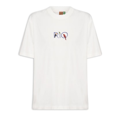 Camiseta Feminina Ipanema Rio - Branco