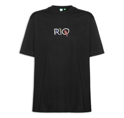 Camiseta Feminina Ipanema Rio - Preto