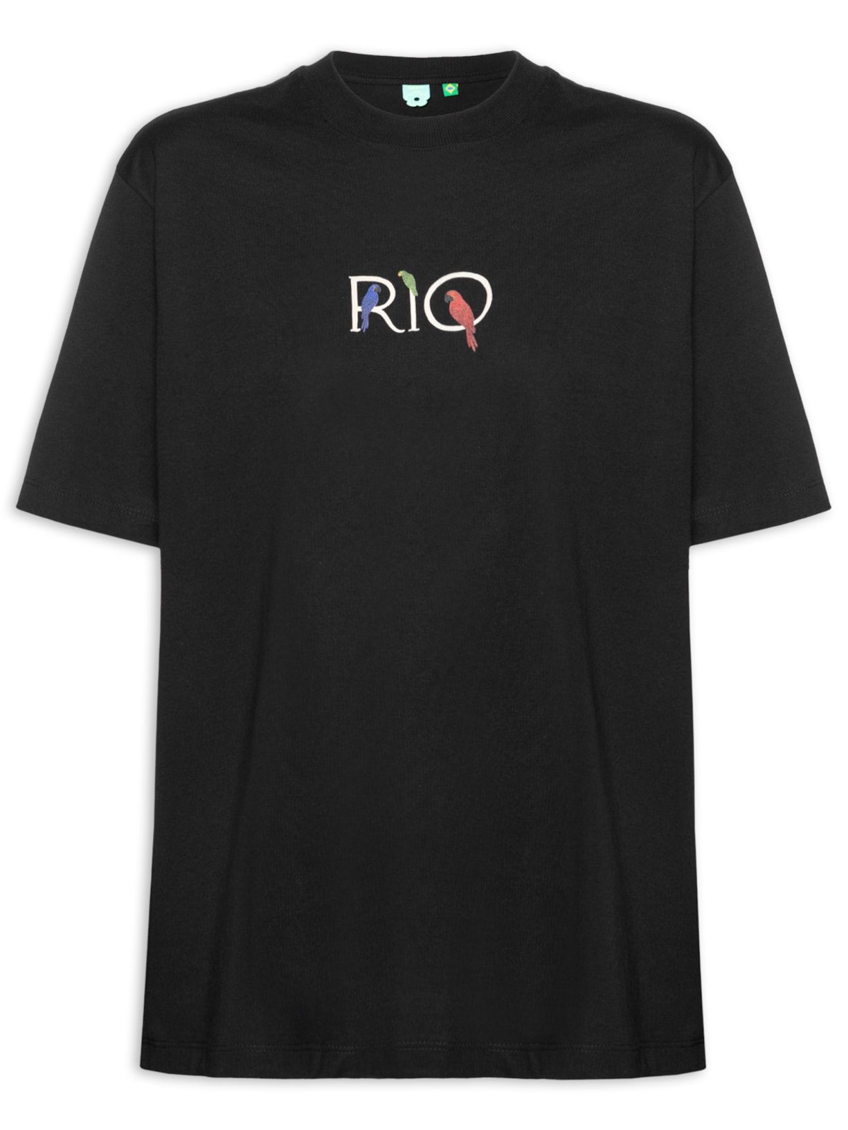 Camiseta Feminina Ipanema Rio - Preto
