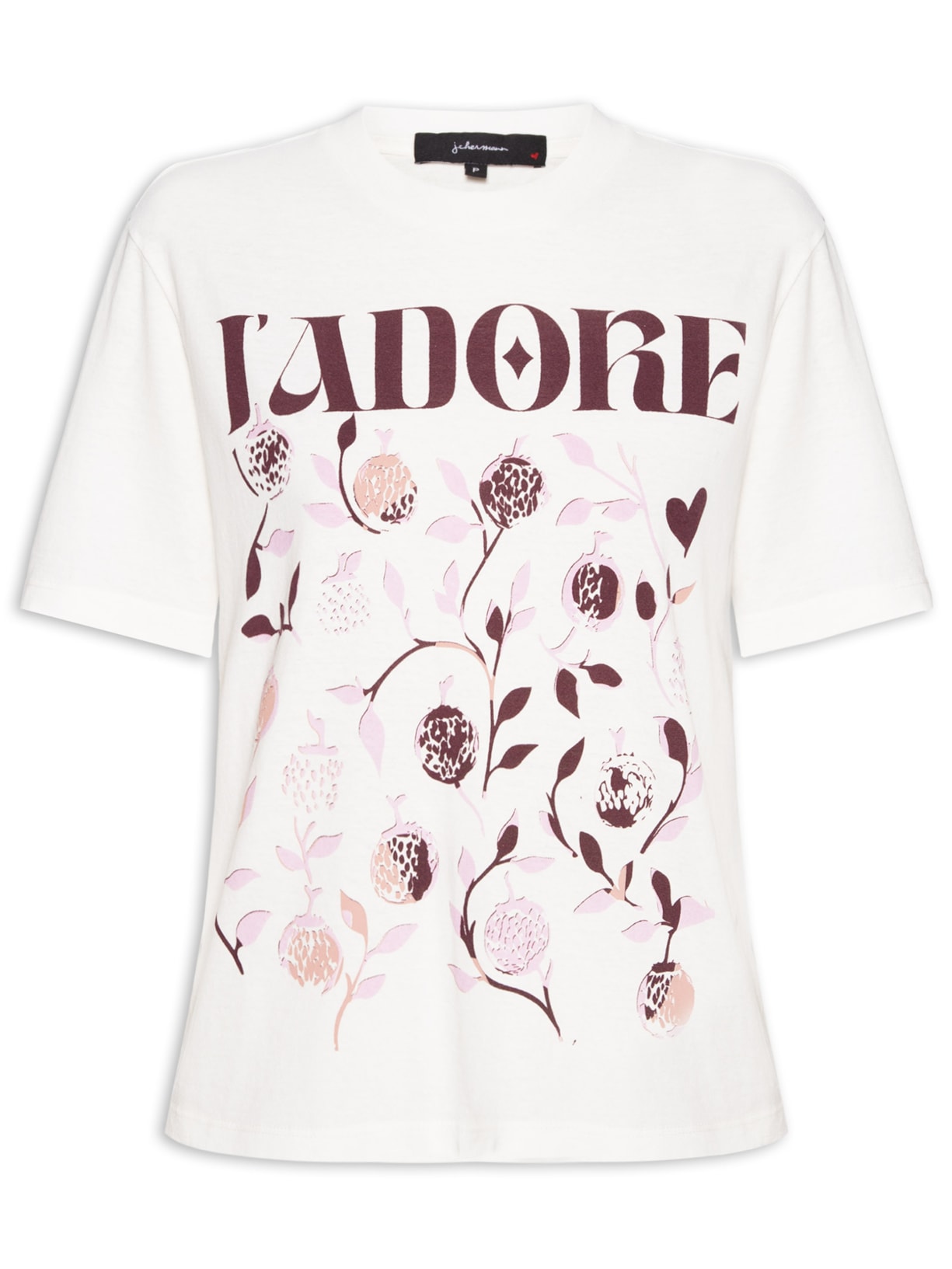 Camiseta Feminina Jadore Paisley - Branco