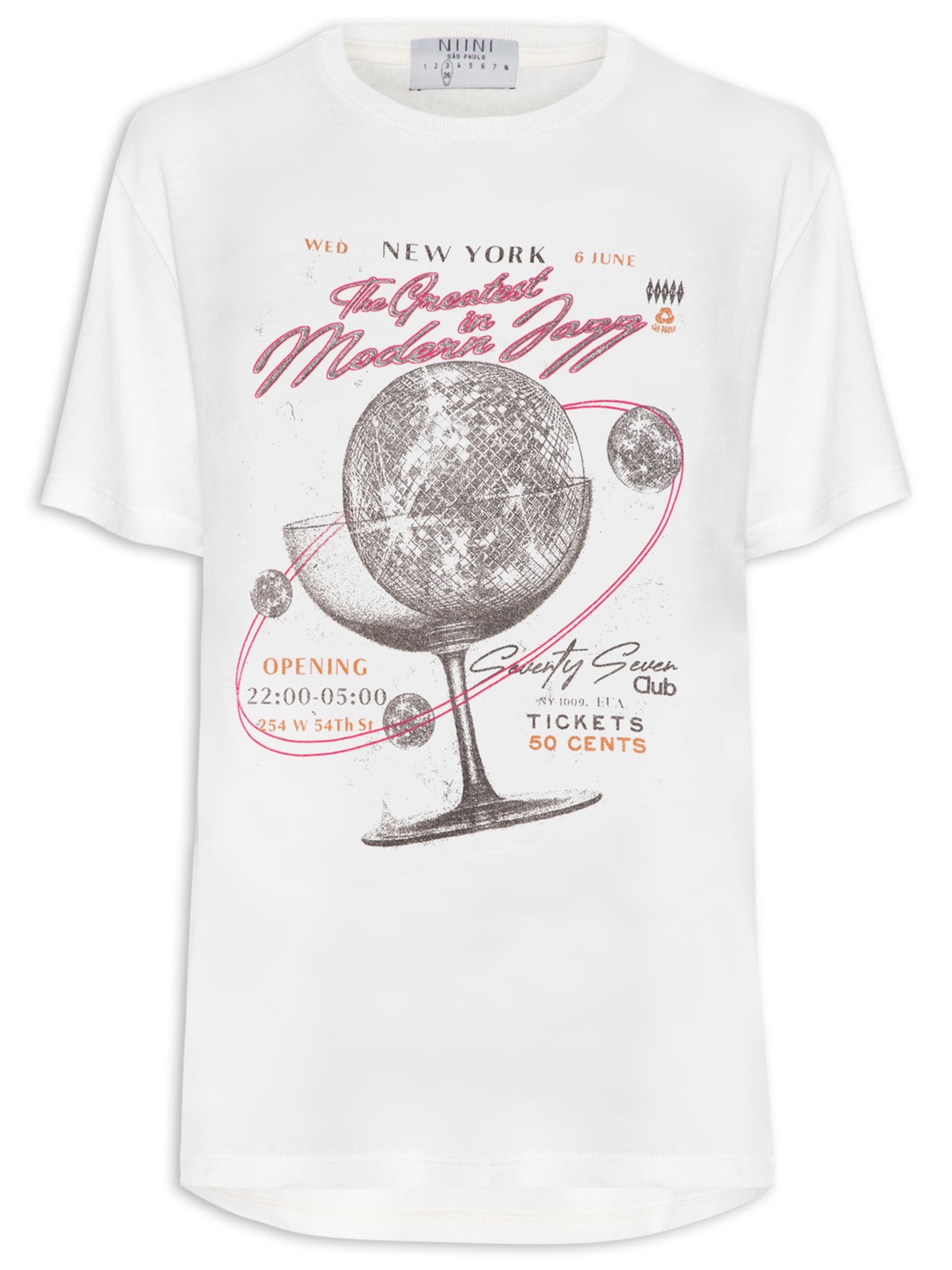 Camiseta Feminina Jazz - Off White