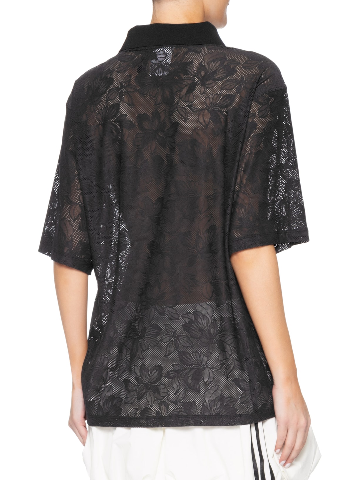 Camiseta Feminina Jersey Preto Adidas + Farm