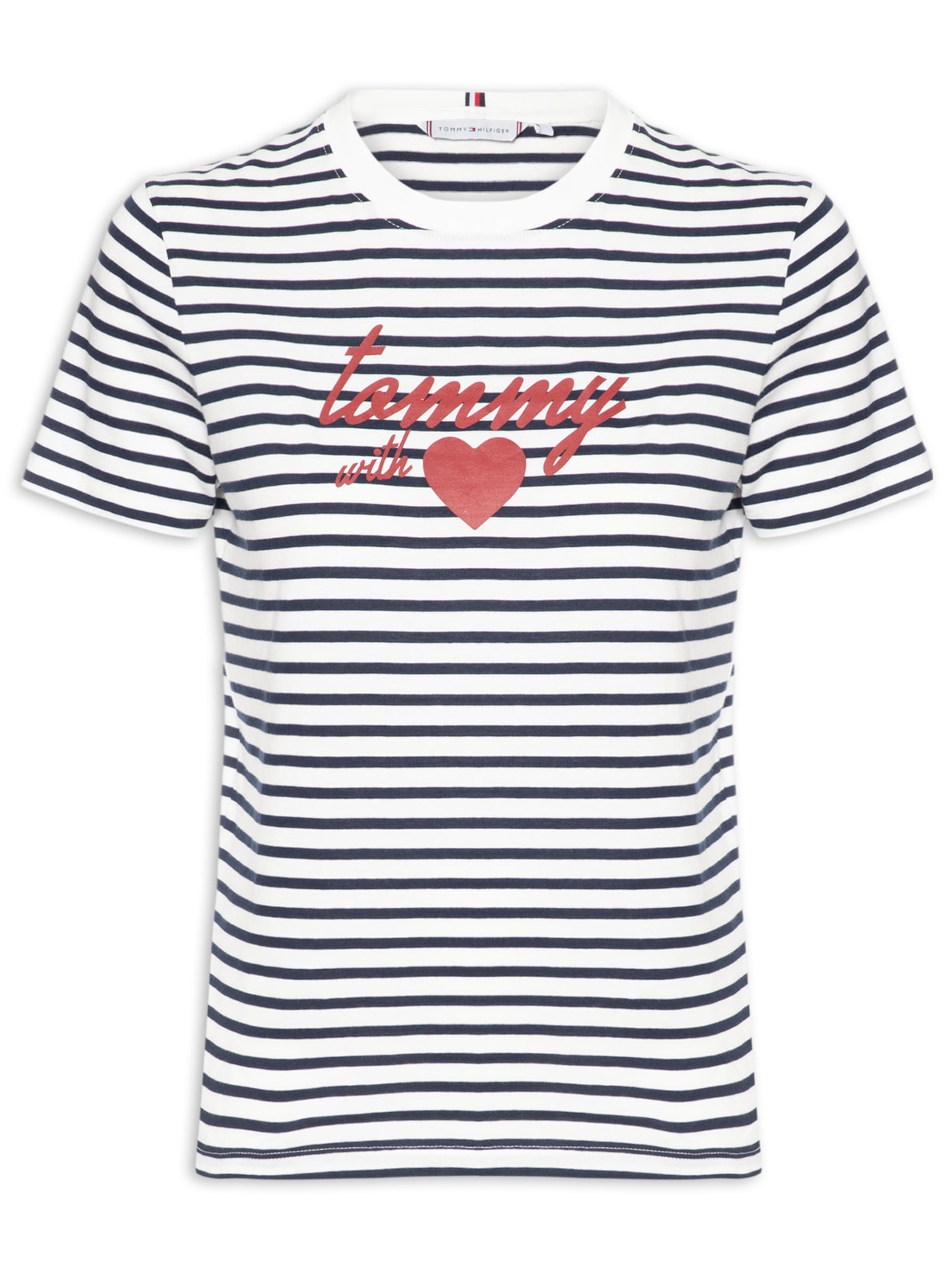 Camiseta Feminina Jersey Reg Love - Azul