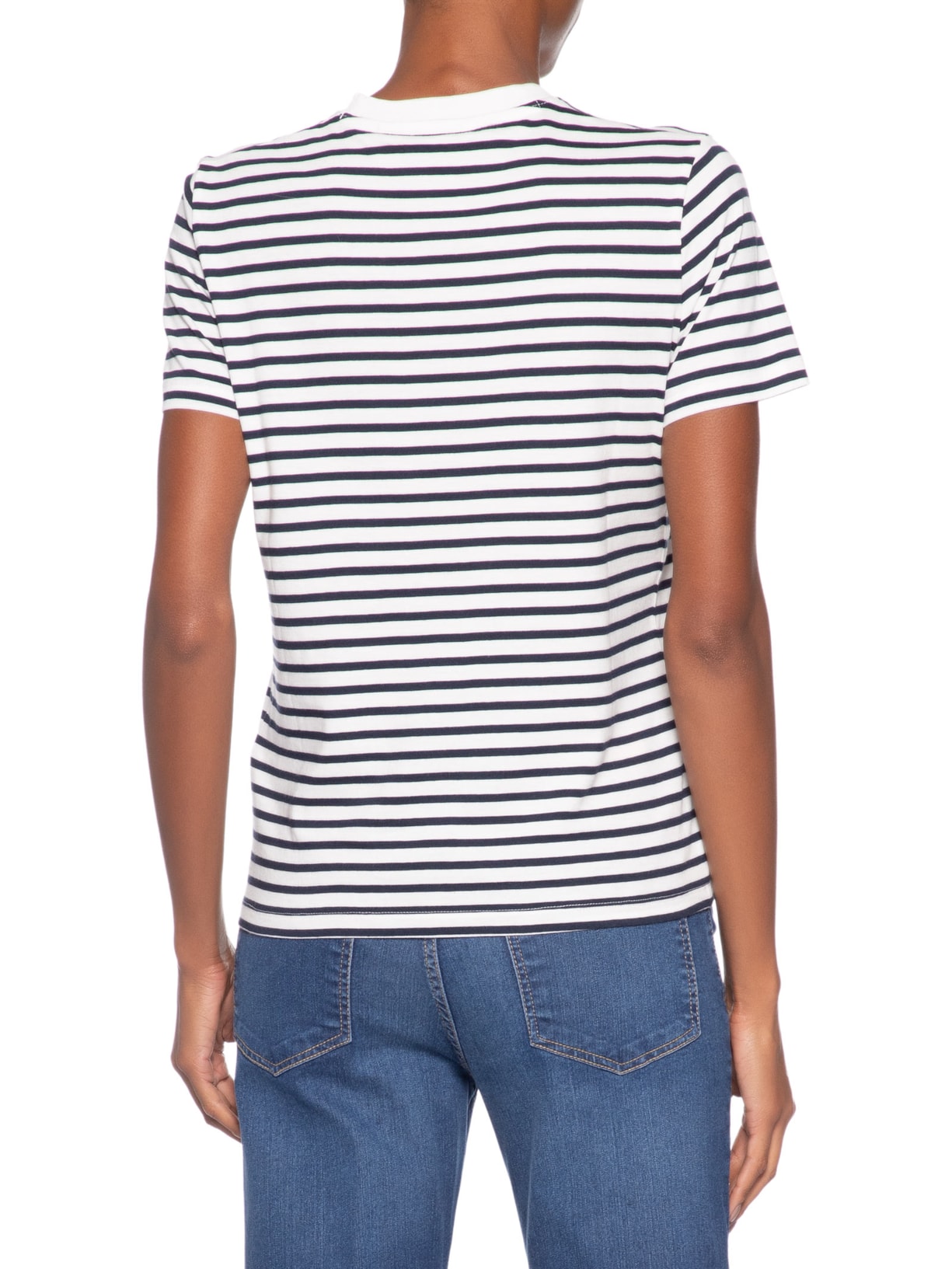 Camiseta Feminina Jersey Reg Love Azul Tommy Hilfiger