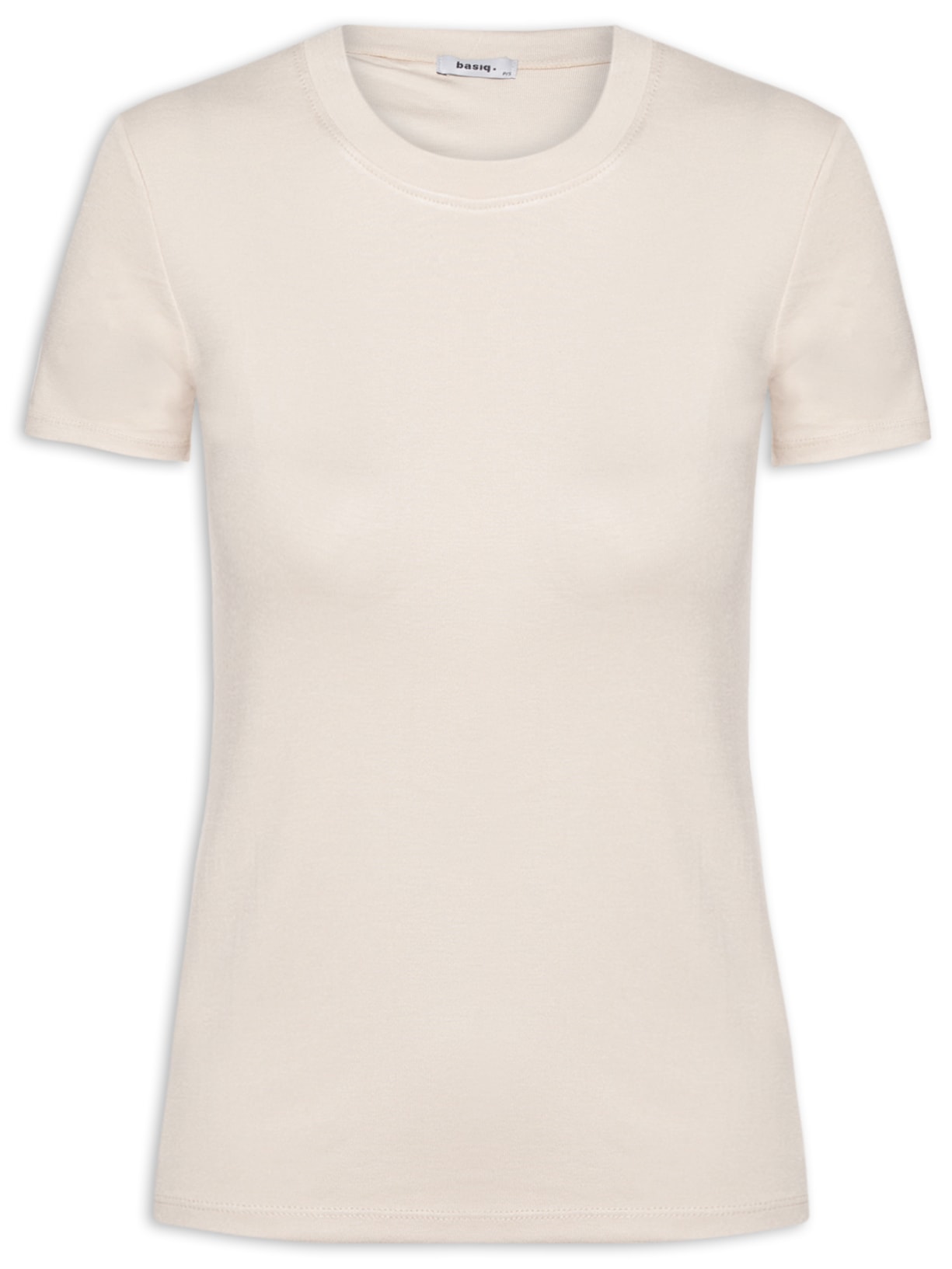 Camiseta Feminina Leve Básica - Bege
