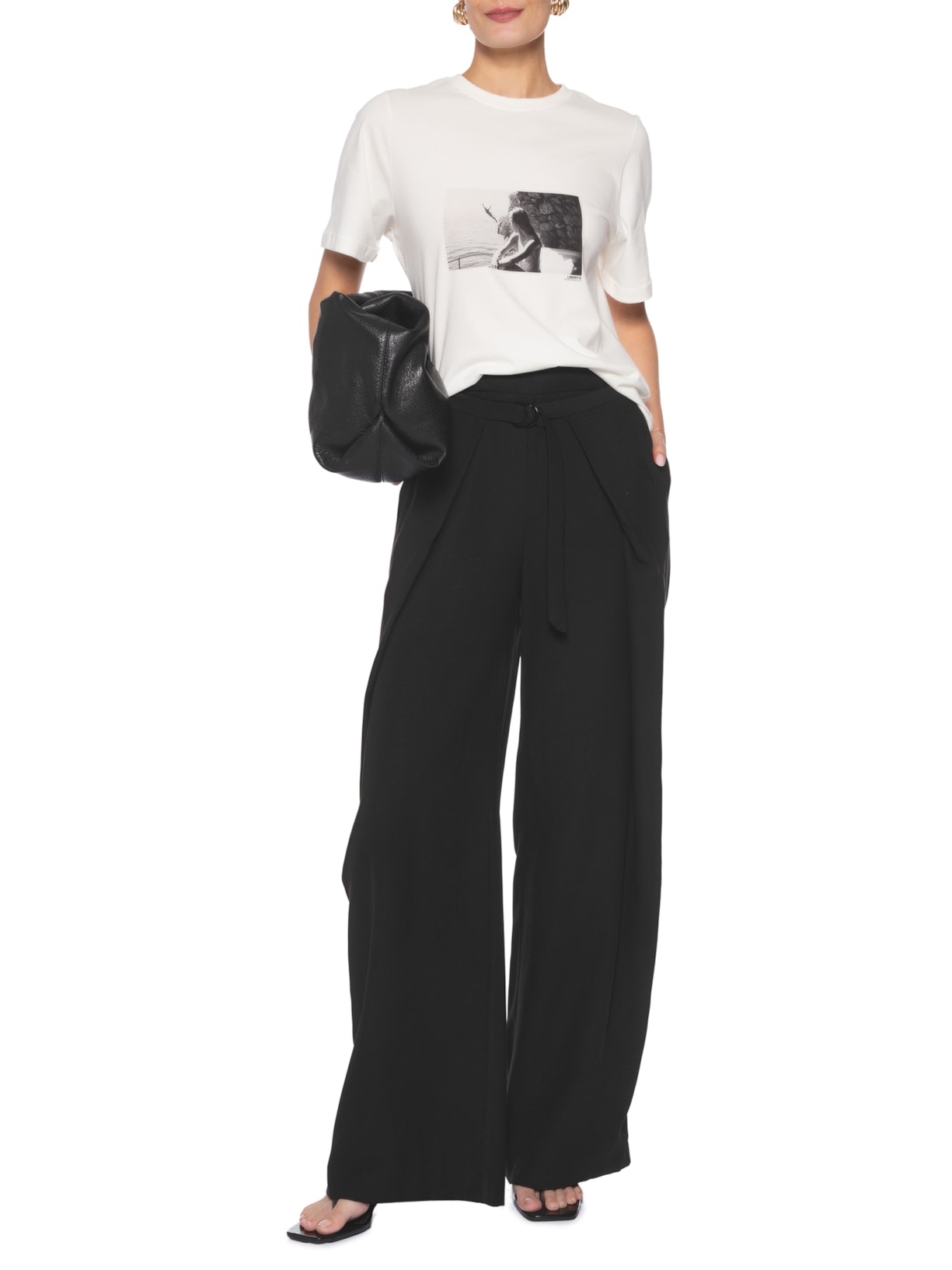 Camiseta Feminina Liberta Branco Adriana Degreas