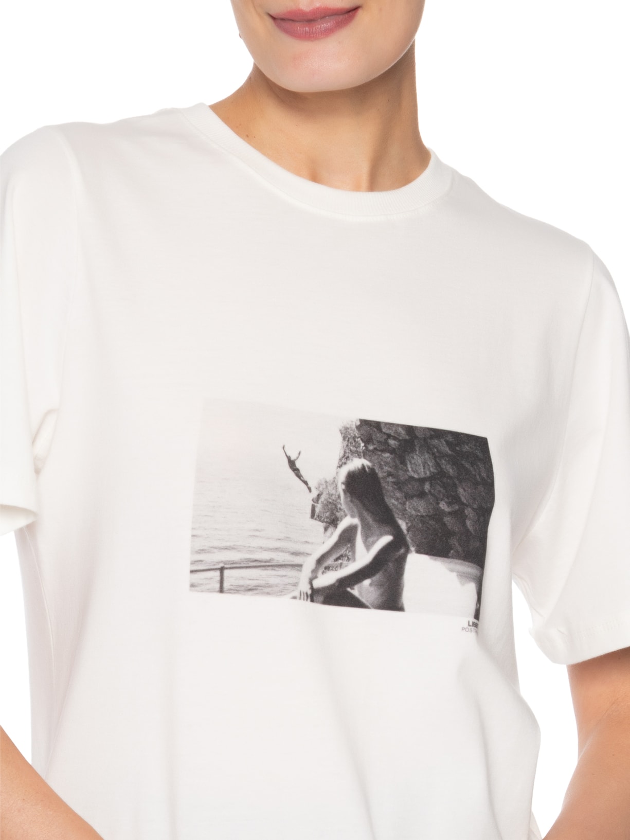 Camiseta Feminina Liberta Branco Adriana Degreas