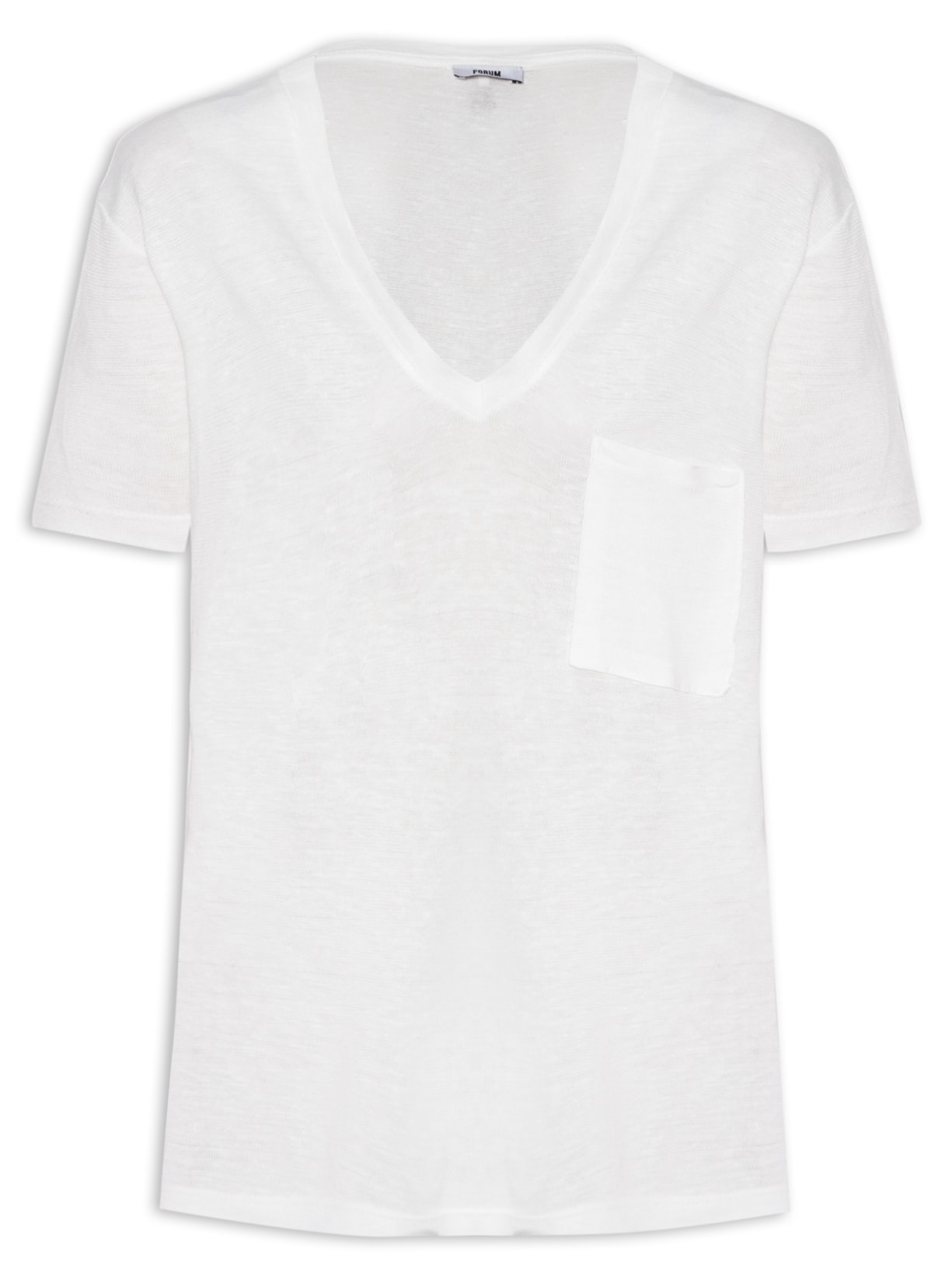 Camiseta Feminina Linho - Off White