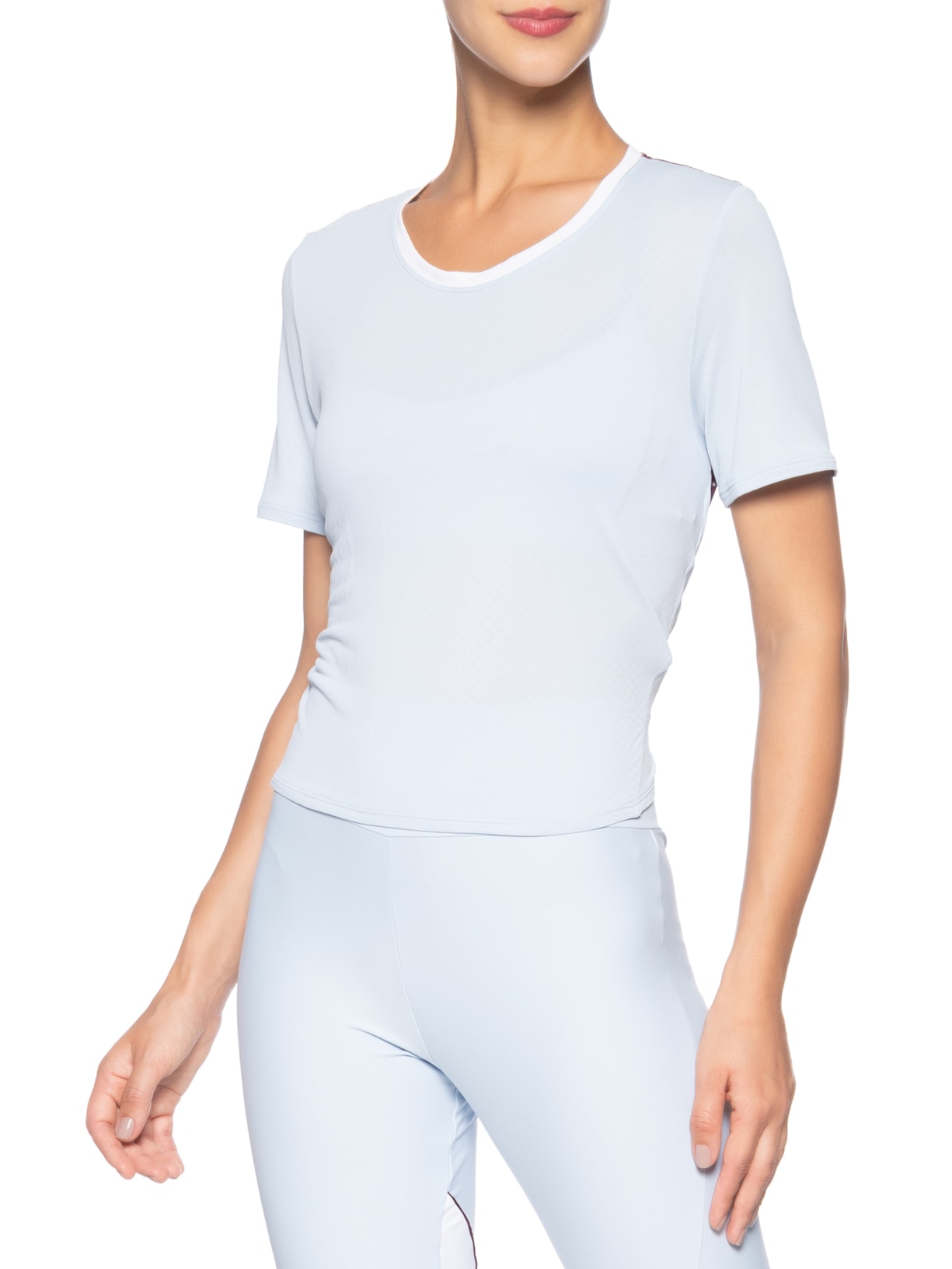 Camiseta Feminina Lisa Golf Azul Body For Sure