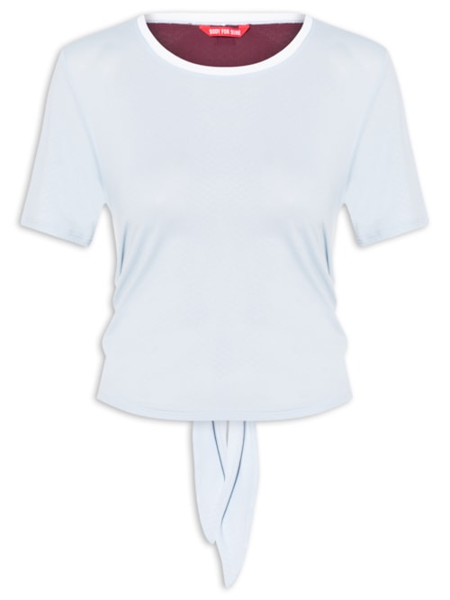 Camiseta Feminina Lisa Golf - Azul