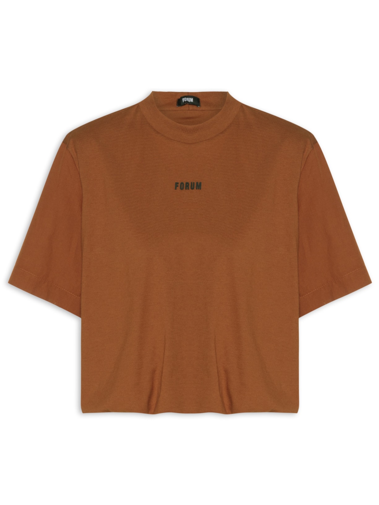 Camiseta Feminina Lisa - Marrom