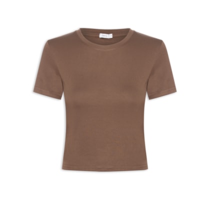 Camiseta Feminina Lisa Mc - Marrom