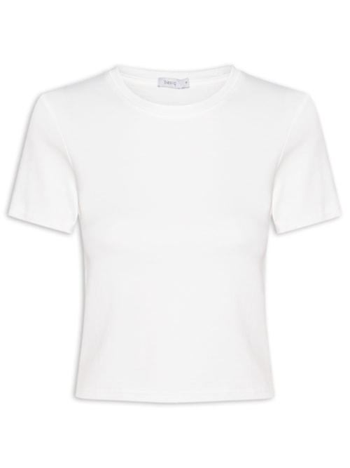 Camiseta Feminina Lisa Mc - Off White
