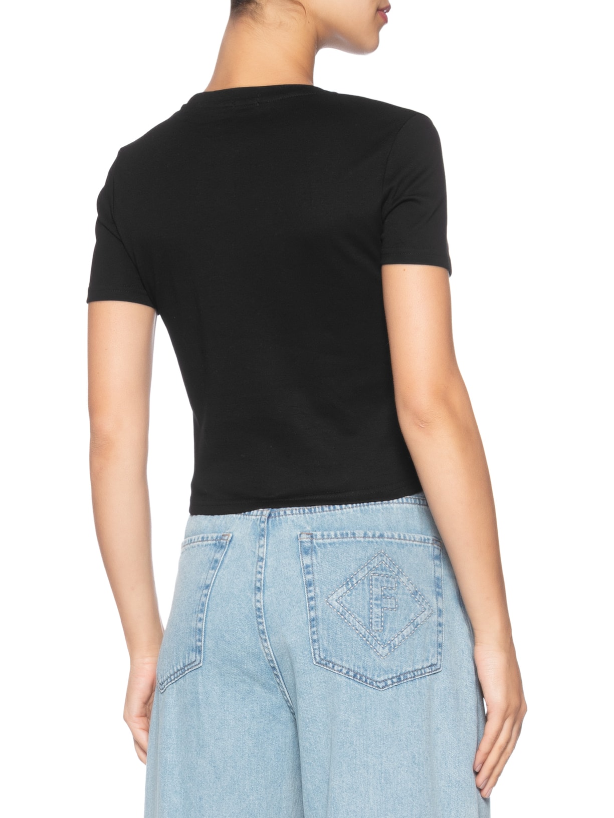 Camiseta Feminina Lisa Mc Preto Basiq