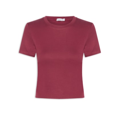 Camiseta Feminina Lisa Mc - Vinho