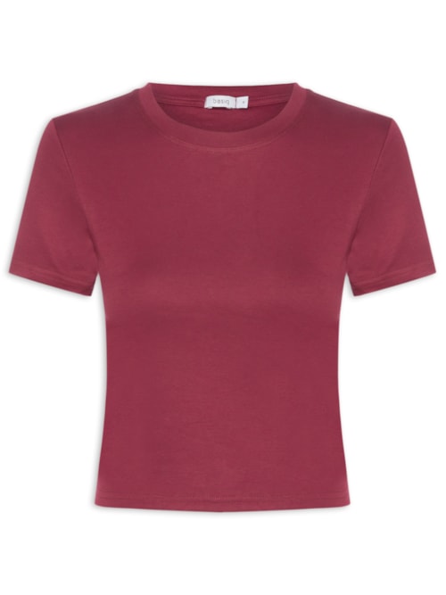 Camiseta Feminina Lisa Mc - Vinho